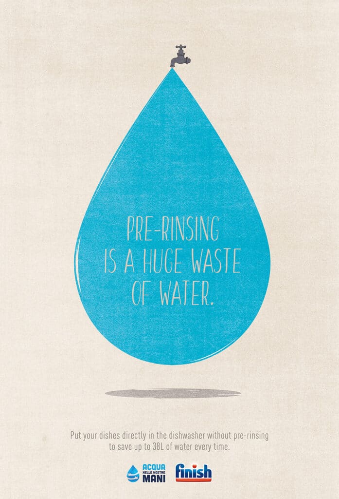 Water waste has a huge weight (Finish/Havas Milano) - Andrea Ucini - Anna Goodson Illustration Agency