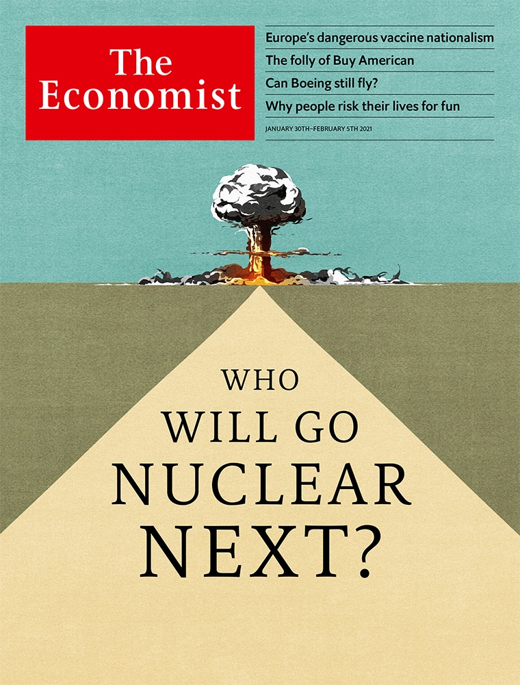 Who Will Go Nuclear Next (The Economist) - Andrea Ucini - Anna Goodson Illustration Agency