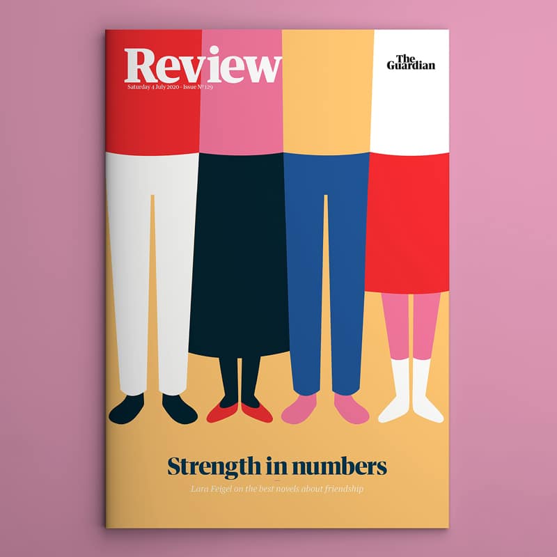 Cover illustration for The Guardian Review - Jennifer Tapias Derch - Anna Goodson Illustration Agency