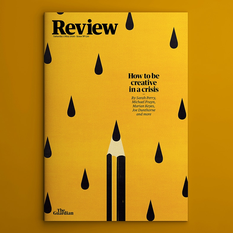 Cover Illustration/How to be creative in a crisis. The Guardian - Andrea Ucini - Anna Goodson Illustration Agency