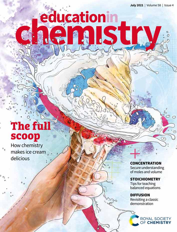 chemistry and ice cream &#8211; eductation in chemistry magazine - Tina Zellmer - Anna Goodson Illustration Agency