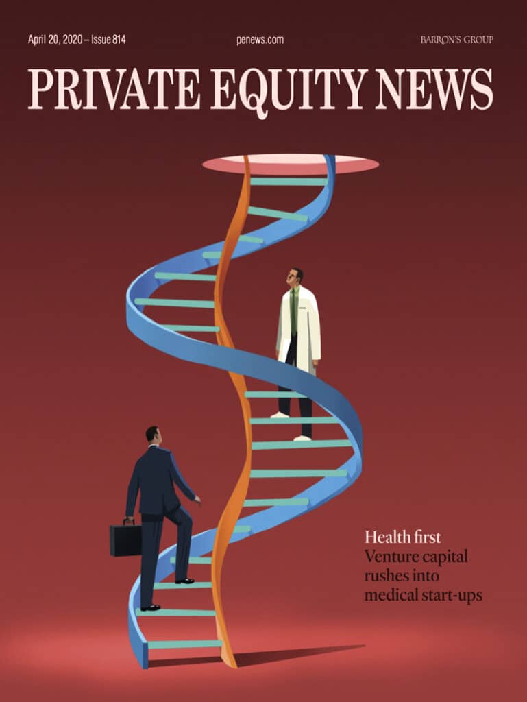 Private Equity News magazine, cover - Leonard Beard - Anna Goodson Illustration Agency