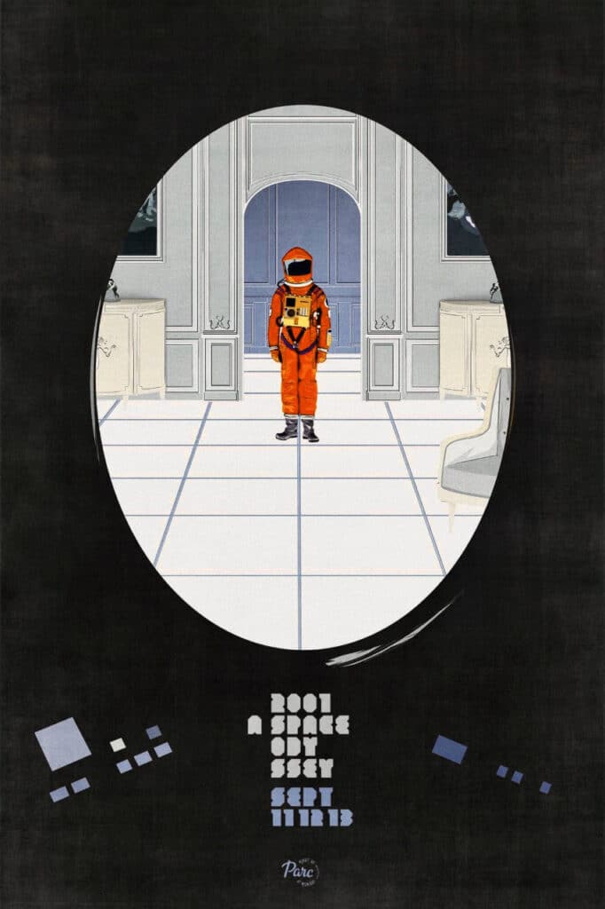 001 Space Odyssey Poster (Les Evades) - Andrea Ucini - Anna Goodson Illustration Agency