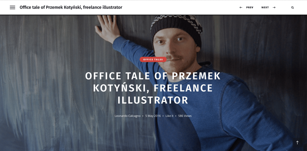 ffice tale of Przemek Kotyński, freelance illustrator - Anna Goodson - Anna Goodson Illustration Agency