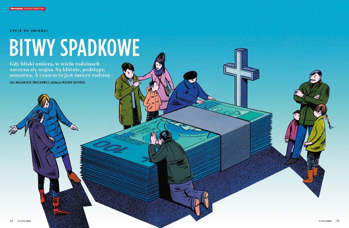 Newsweek PL Magazine - Kotynski - Anna Goodson Illustration Agency