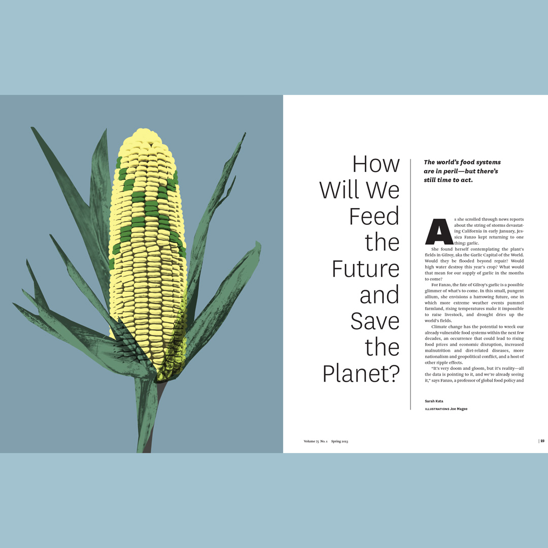 &#8220;How Will We Feed the Future and Save the Planet?”John Hopkins University/ - Joe Magee - Anna Goodson Illustration Agency