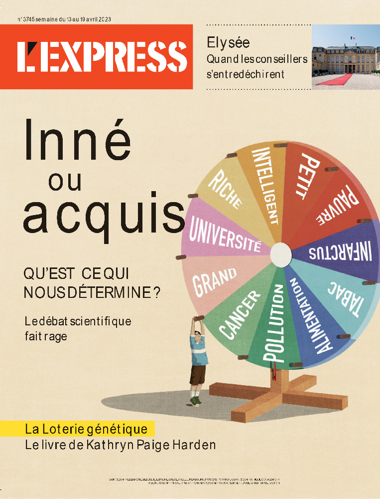 L&#8217;Express / The Genetic Lottery, The Scientific Debate - Andrea Ucini - Anna Goodson Illustration Agency