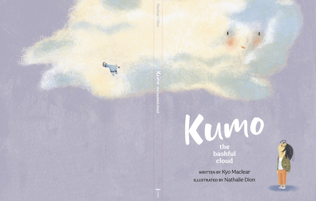 s honoured twice for her illustrations of Kumo the bashful cloud - Nathalie Dion - Anna Goodson Illustration Agency