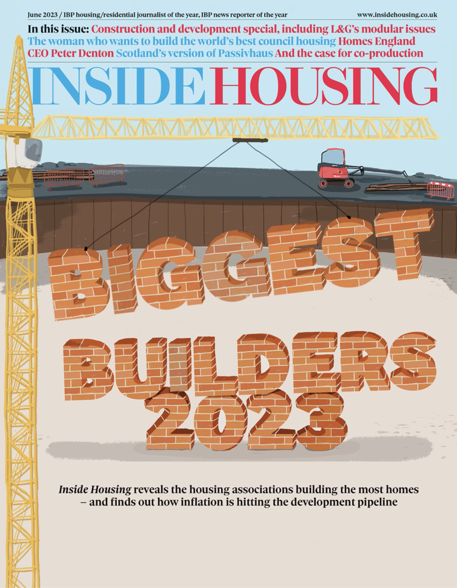 InsideHousing / Cover issue for the annual survey about social housing - Hanna Melin - Anna Goodson Illustration Agency