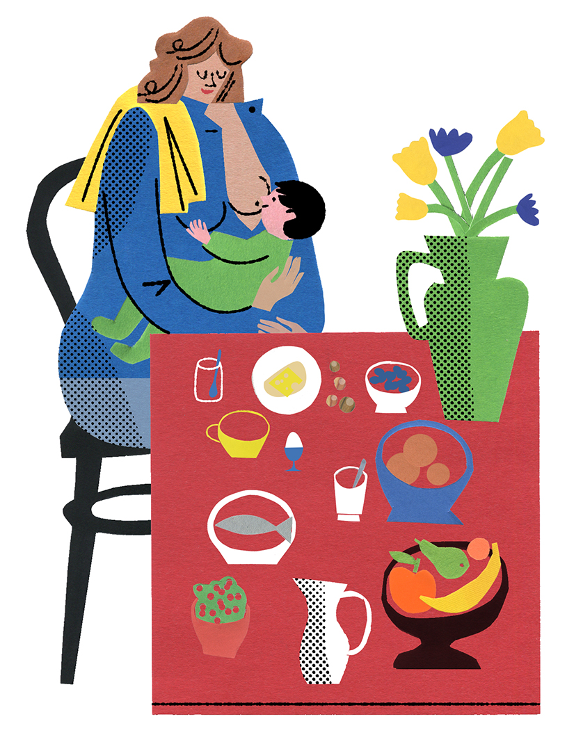 Eltern Magazine Austria / Nutrition et allergies des enfants - Stephanie Wunderlich - Anna Goodson Agence d'illustration