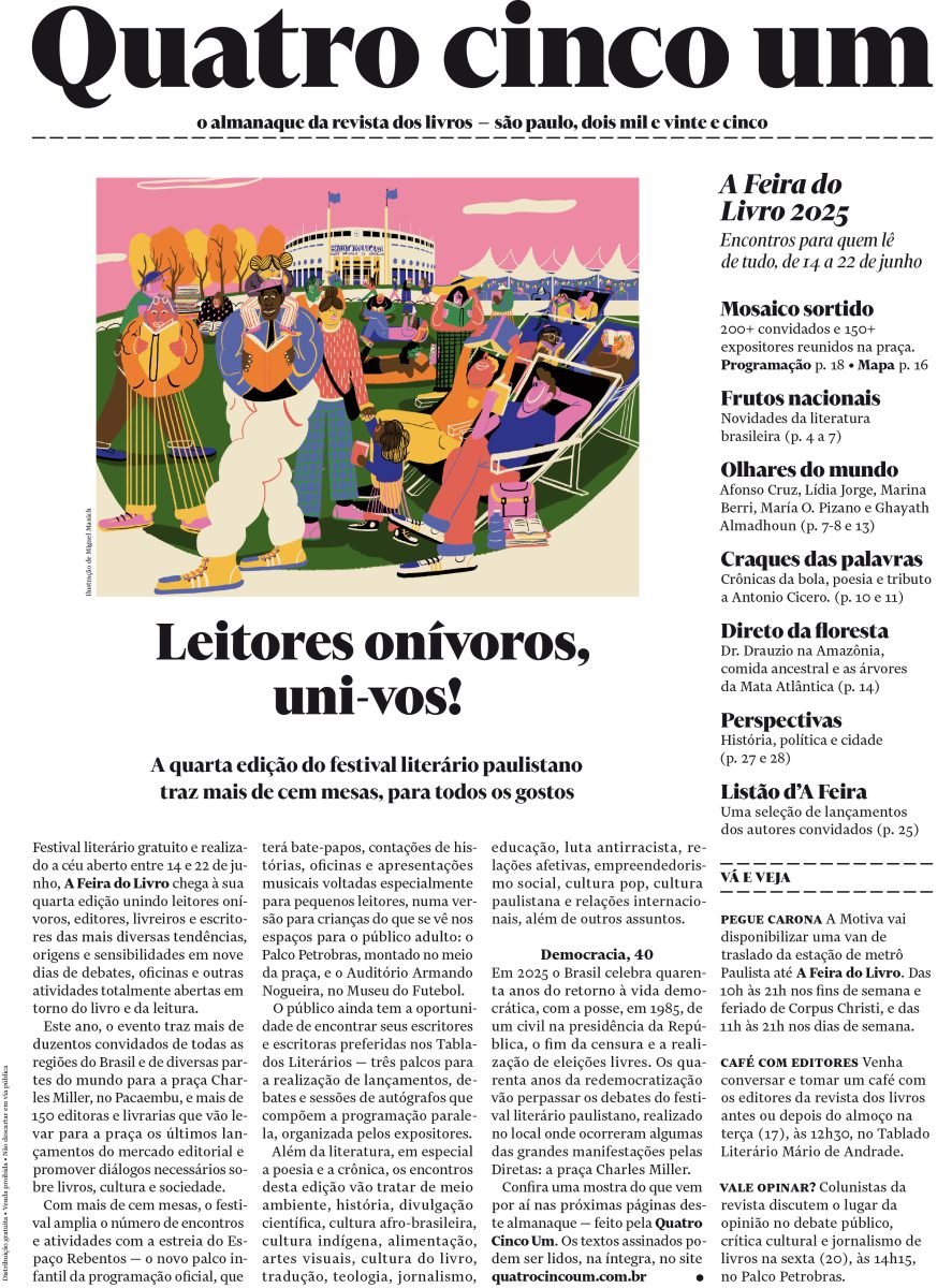 Quatro Cinco / Um-A Feira do Livro 2025 - Miguel Manich - Anna Goodson Illustration Agency