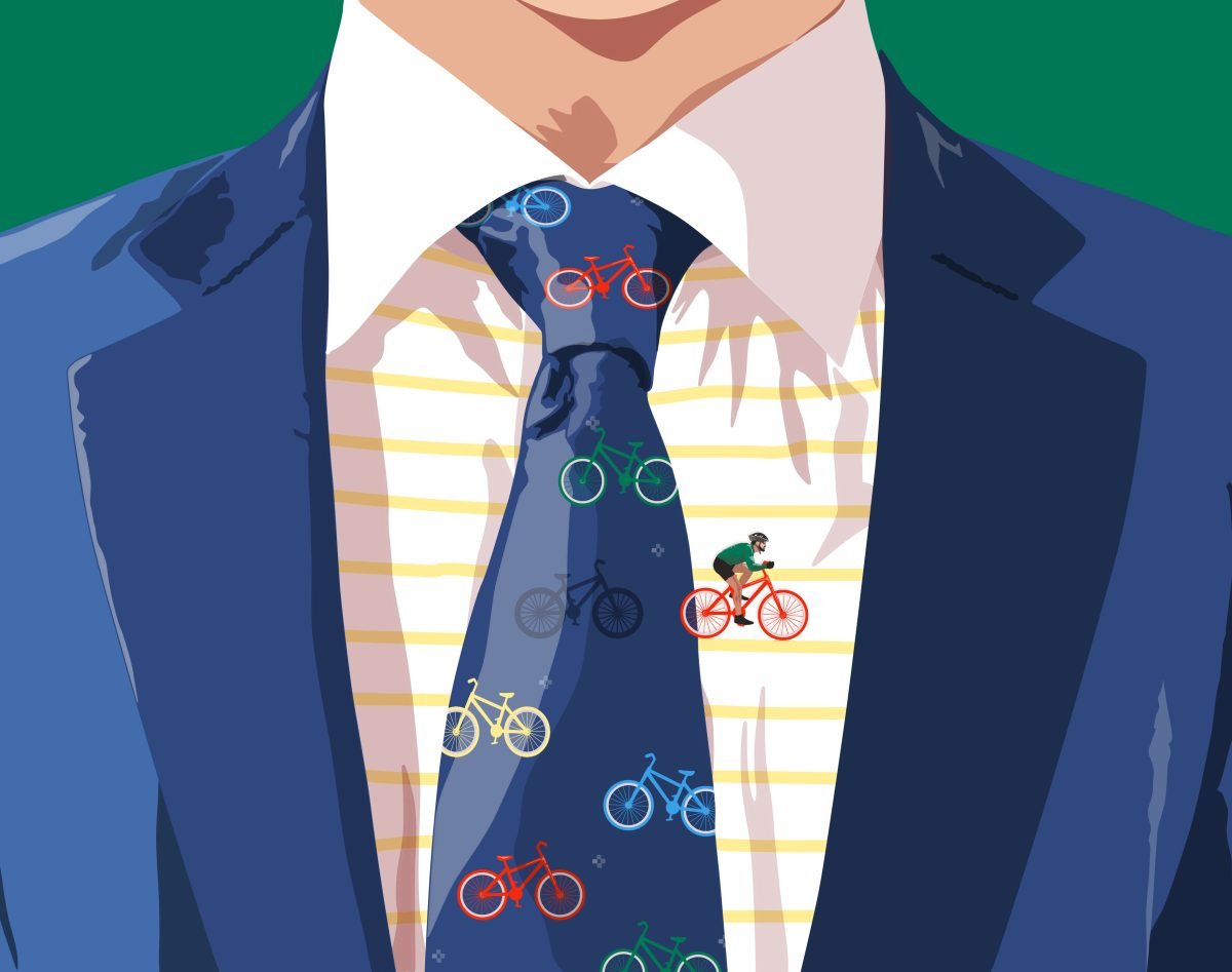 Il Sole 24Ore / PITTI UOMO Spécial Vélo - Susanna Gentili - Anna Goodson Agence d'illustration