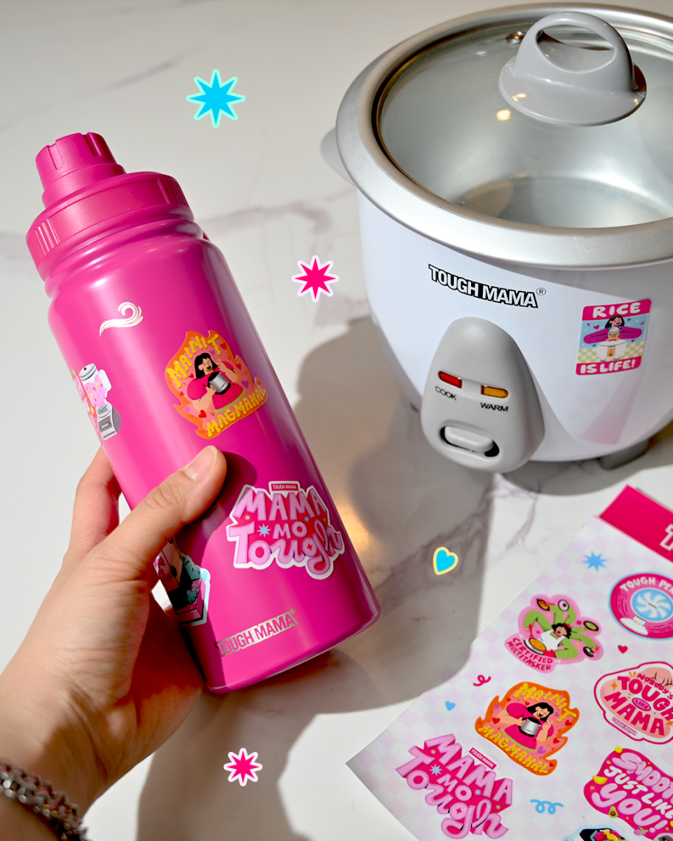 Tough Mama Philippines / Tough Mama Stickers - Bea Barros - Anna Goodson Illustration Agency
