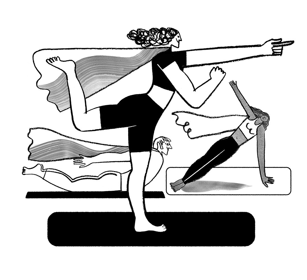 More Yoga / Branding Illustrations for More Yoga - Stephanie Wunderlich - Anna Goodson Illustration Agency