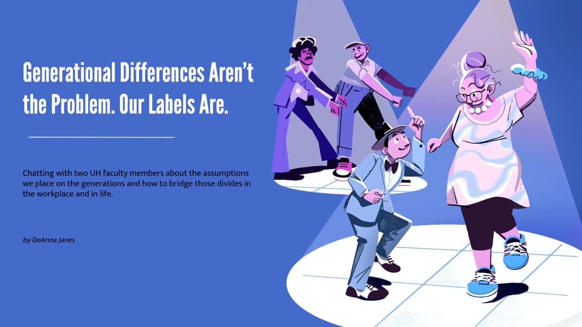 Houston University / Generational Differences Aren’t the Problem. Our Labels Are. - Nathan Hackett - Anna Goodson Illustration Agency