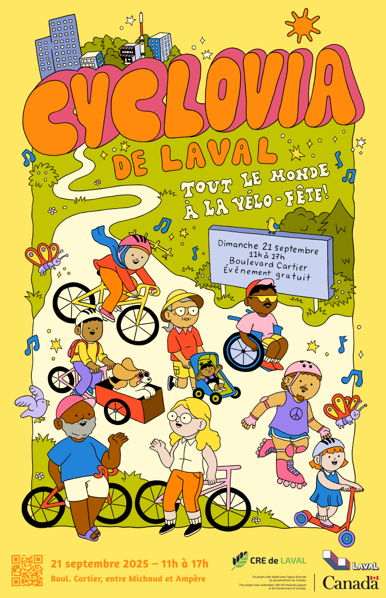 CRE de Laval / Cyclovia de Laval - Audrey Malo - Anna Goodson Illustration Agency