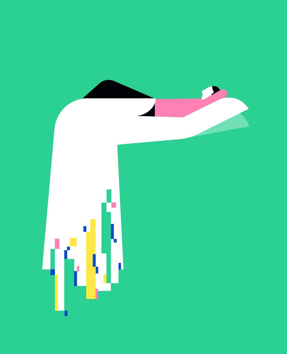 Psychologie Magazine / IA et thérapie - Jennifer Tapias Derch - Anna Goodson Agence d'illustration