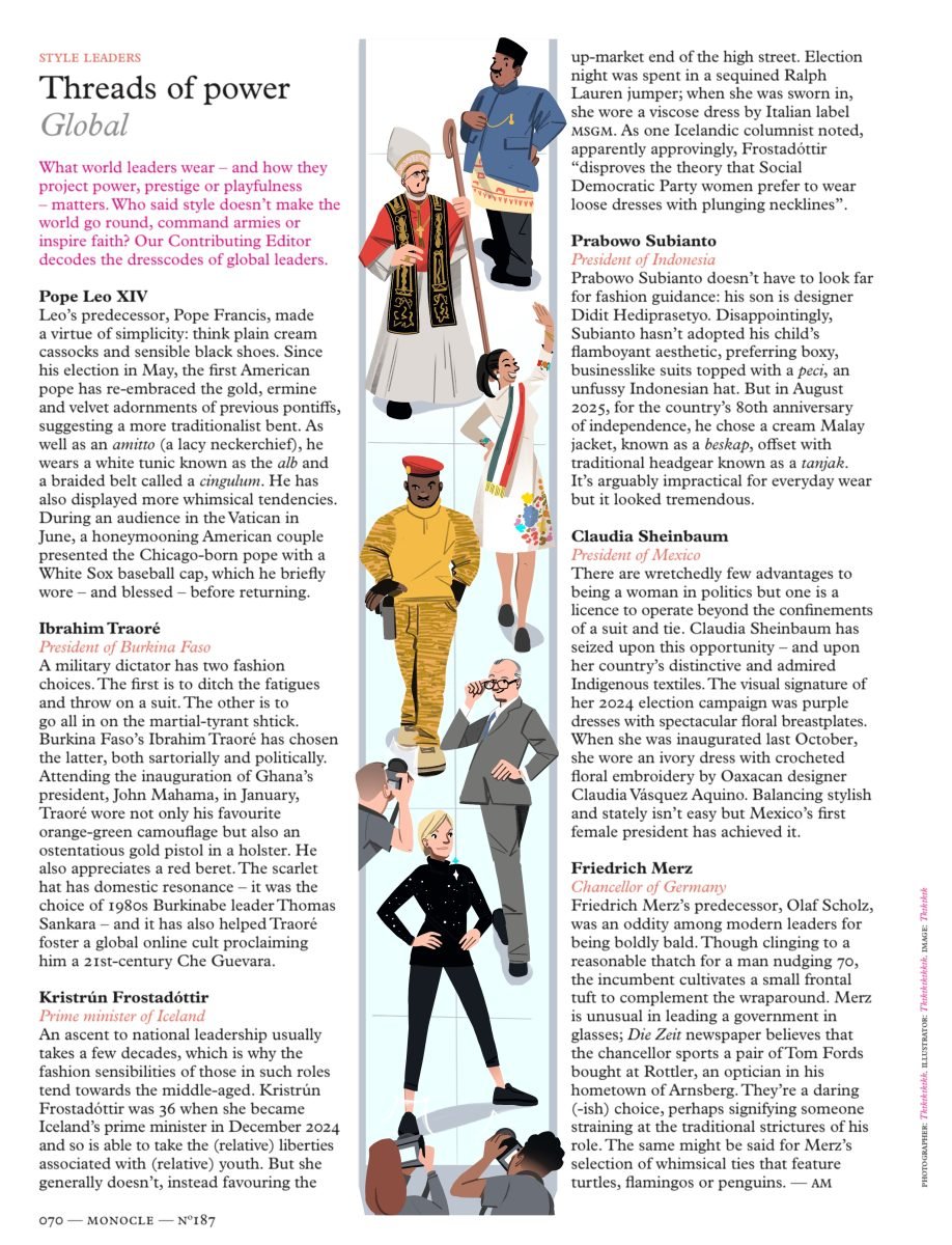 Monocle Magazine / Numéro d&rsquo;octobre - Nathan Hackett - Anna Goodson Agence d'illustration