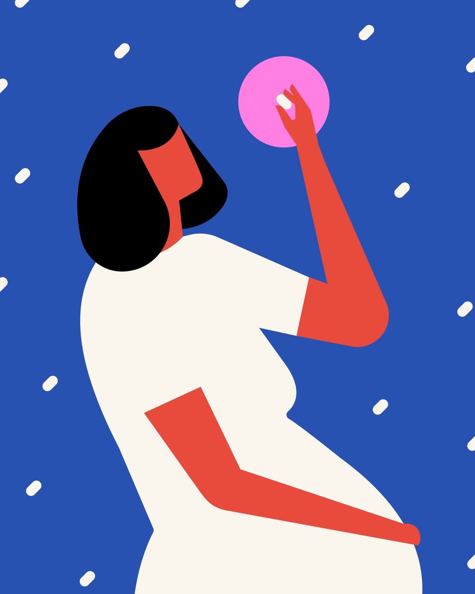 The Persistent / Les futures mamans méritent plus d&rsquo;options que de simplement « endurer » - Jennifer Tapias Derch - Anna Goodson Agence d'illustration