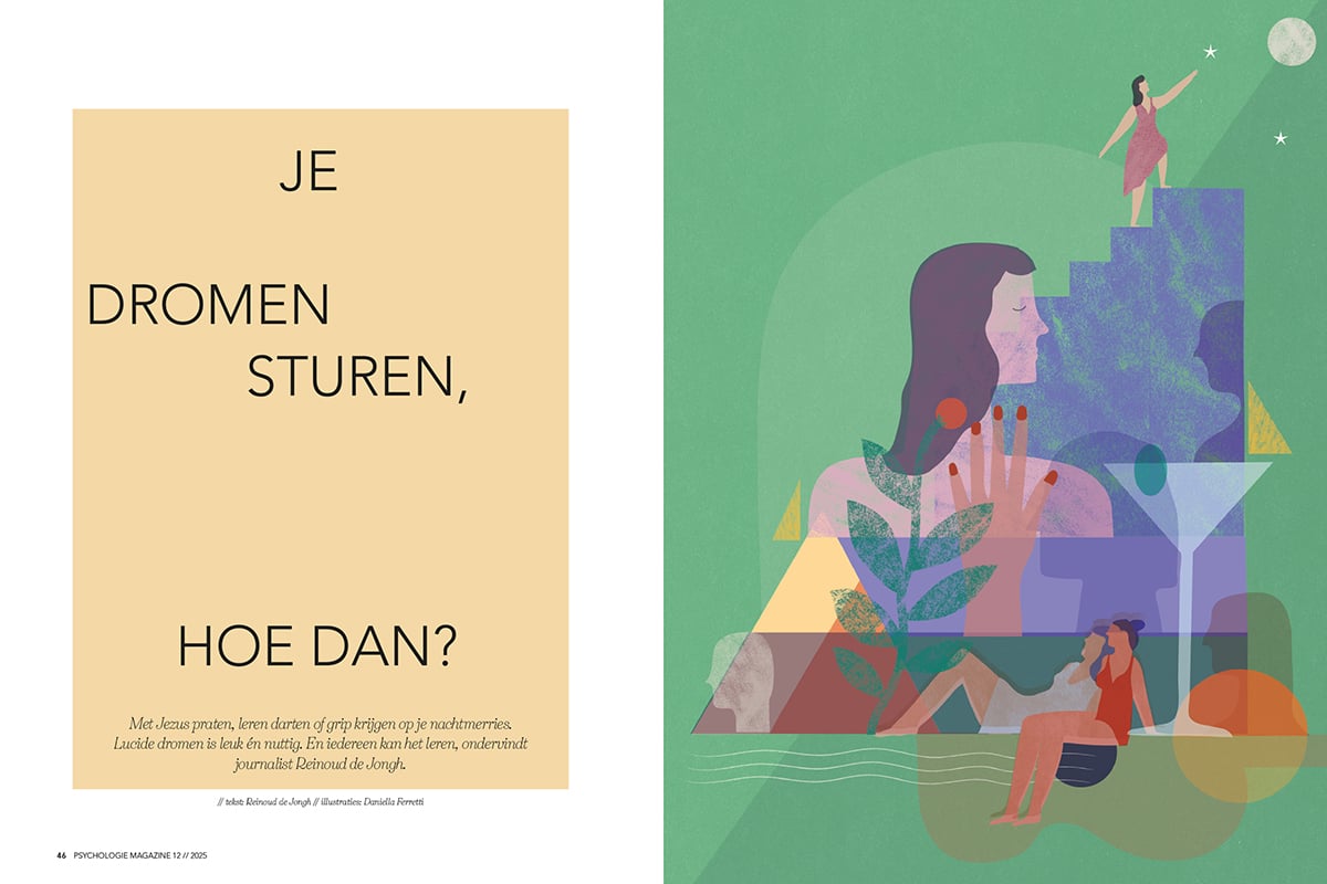Psychologie Magazine / Lucid Dreams - Daniella Ferretti - Anna Goodson Illustration Agency