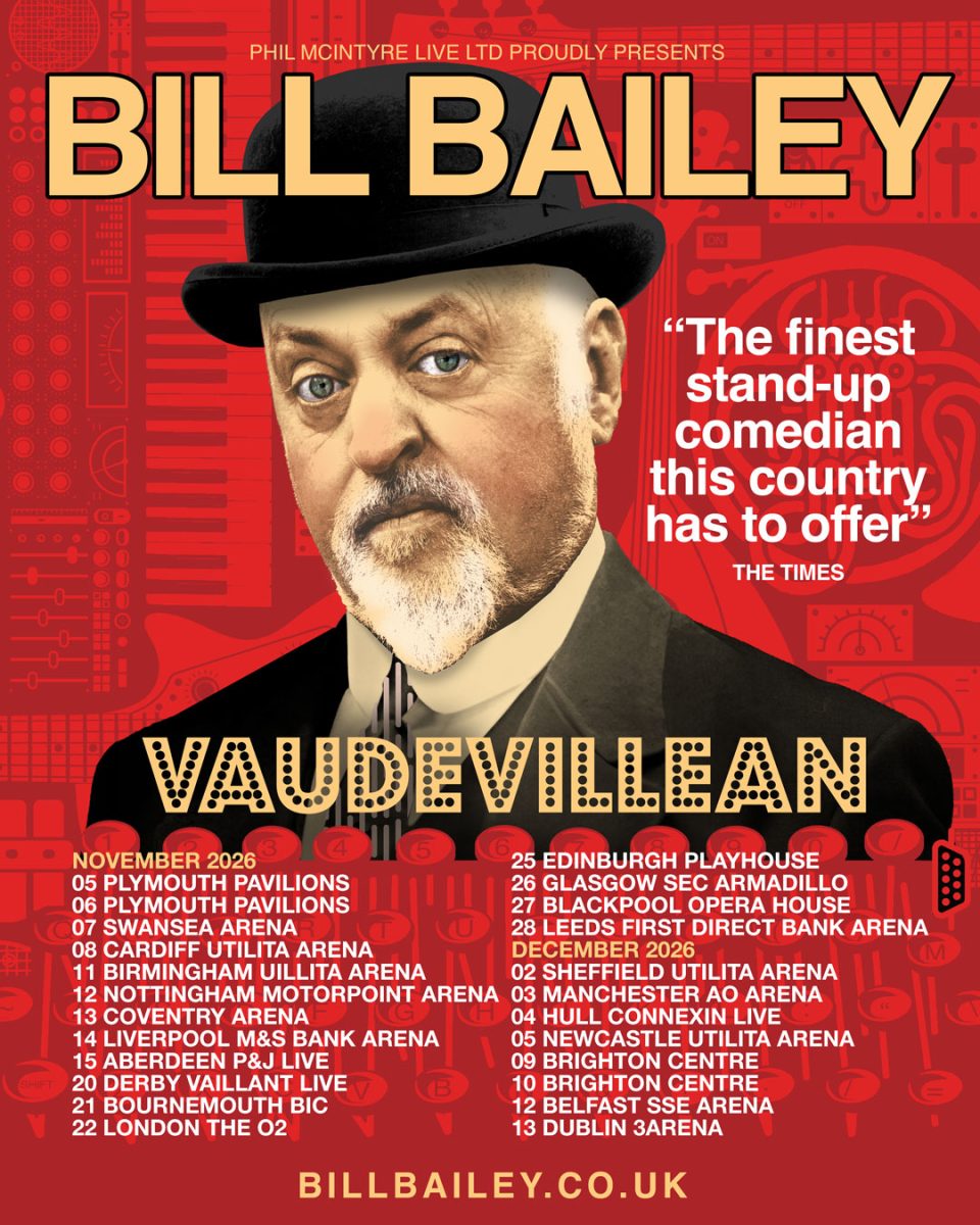 Glassbox Productions / Bill Bailey: Vaudevillean - Joe Magee - Anna Goodson Illustration Agency