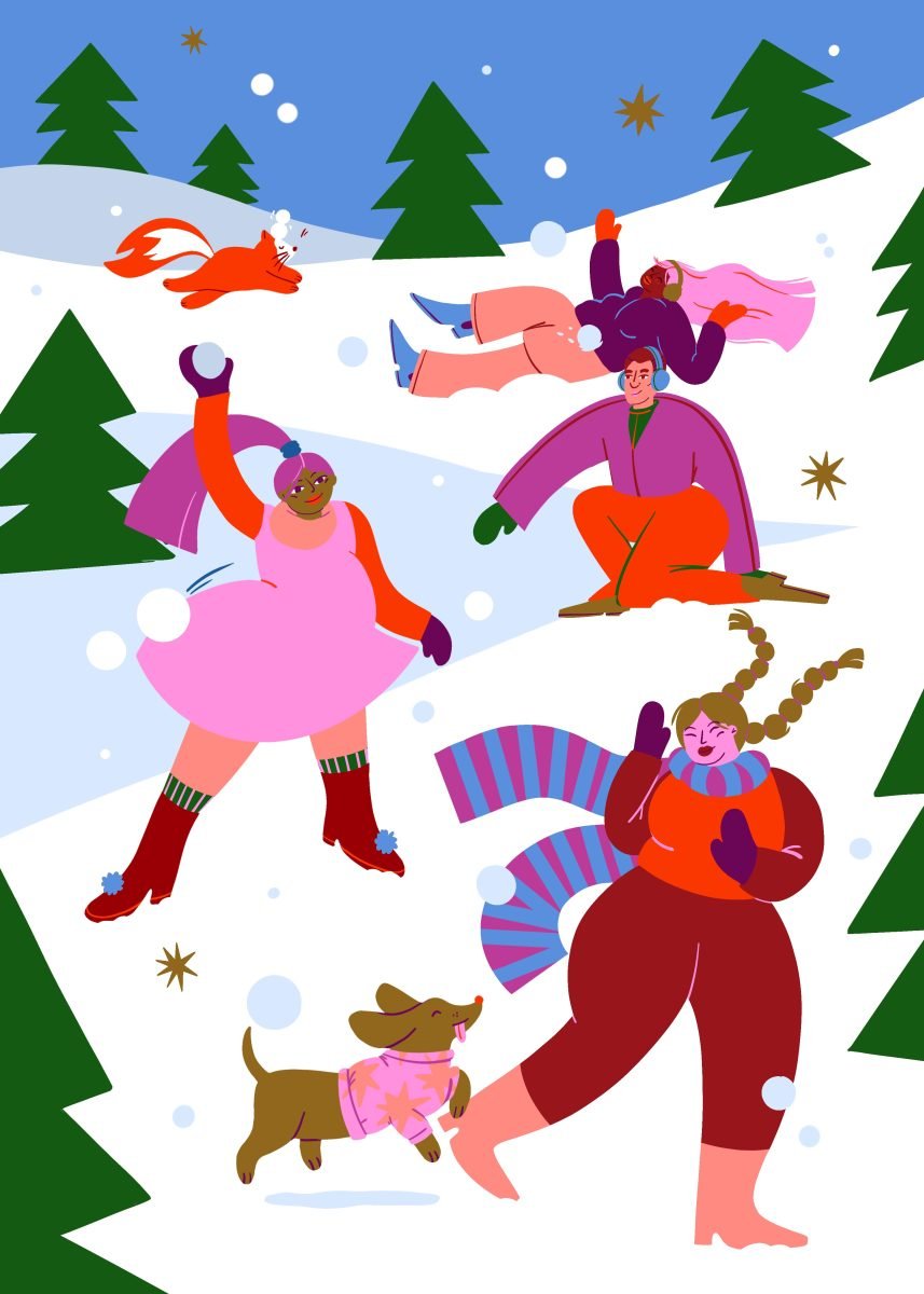 Virgie Tovar / Carte de vœux - Lucila Perini - Anna Goodson Agence d'illustration