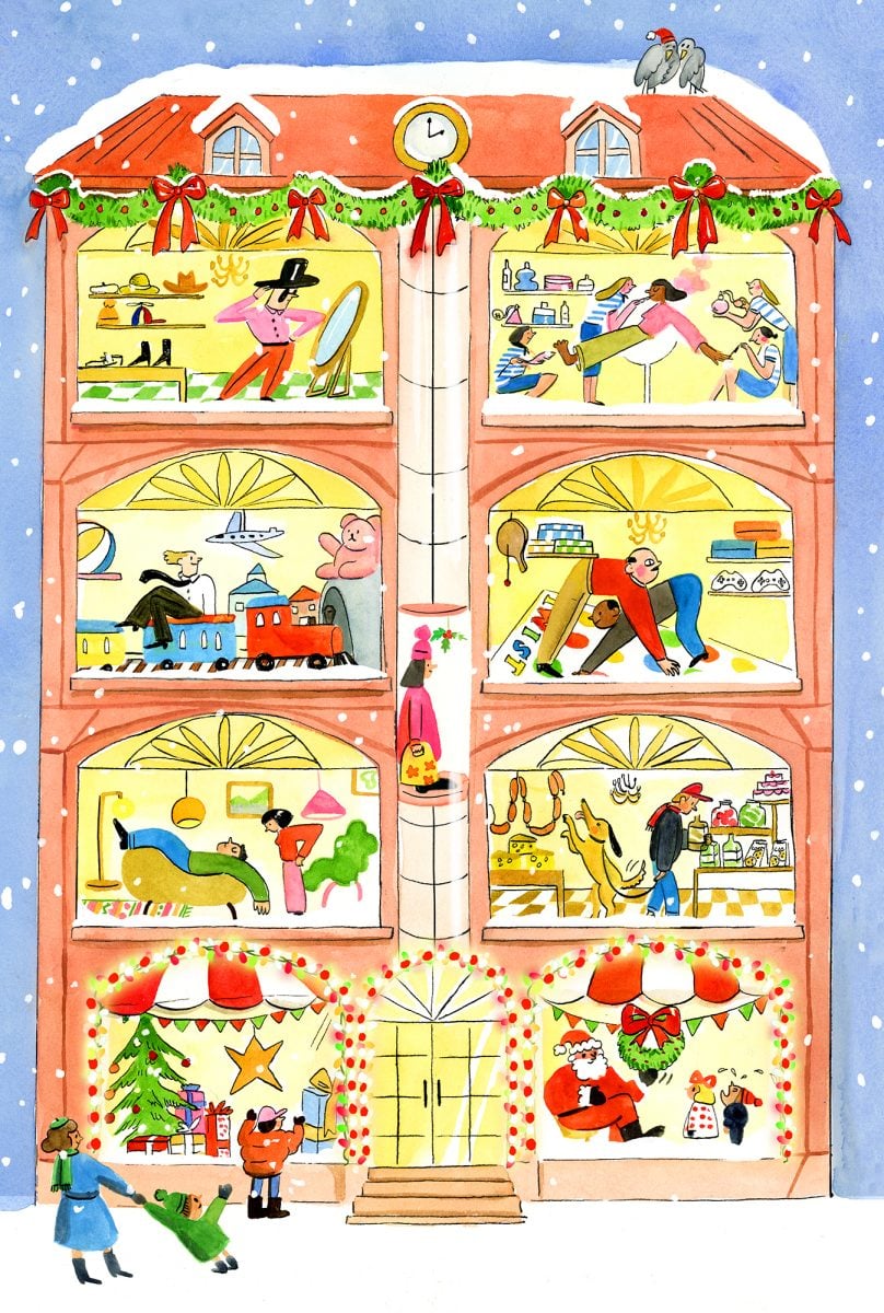 Globe and Mail / Holiday gift guide 2025 - Agathe Bray-Bourret - Anna Goodson Illustration Agency