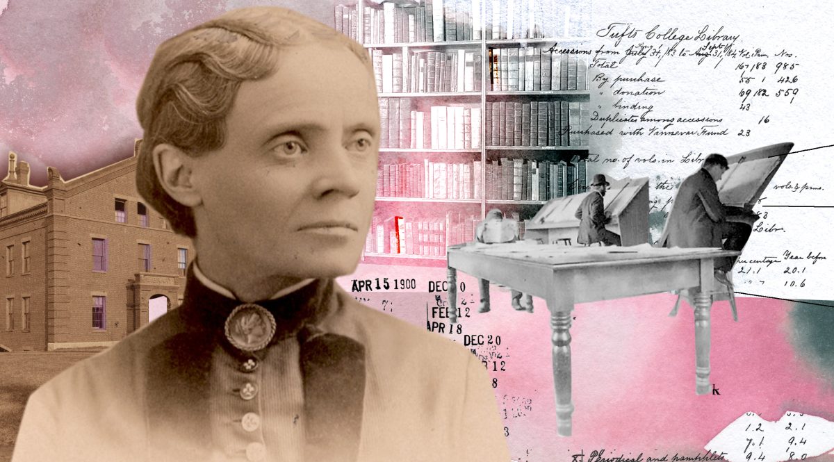 Tufts University / The Tale of Tufts’ First Full-Time Librarian/ Historical illustration - Katy Lemay - Anna Goodson Illustration Agency