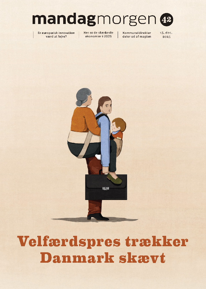 Mandag Morgen / Welfare pressure pulls Denmark sucks - Andrea Ucini - Anna Goodson Illustration Agency