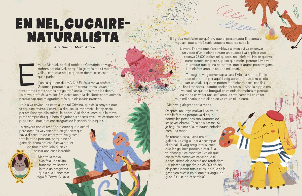 Pantera Magazine / Nel’s story - Marta Antelo - Anna Goodson Illustration Agency