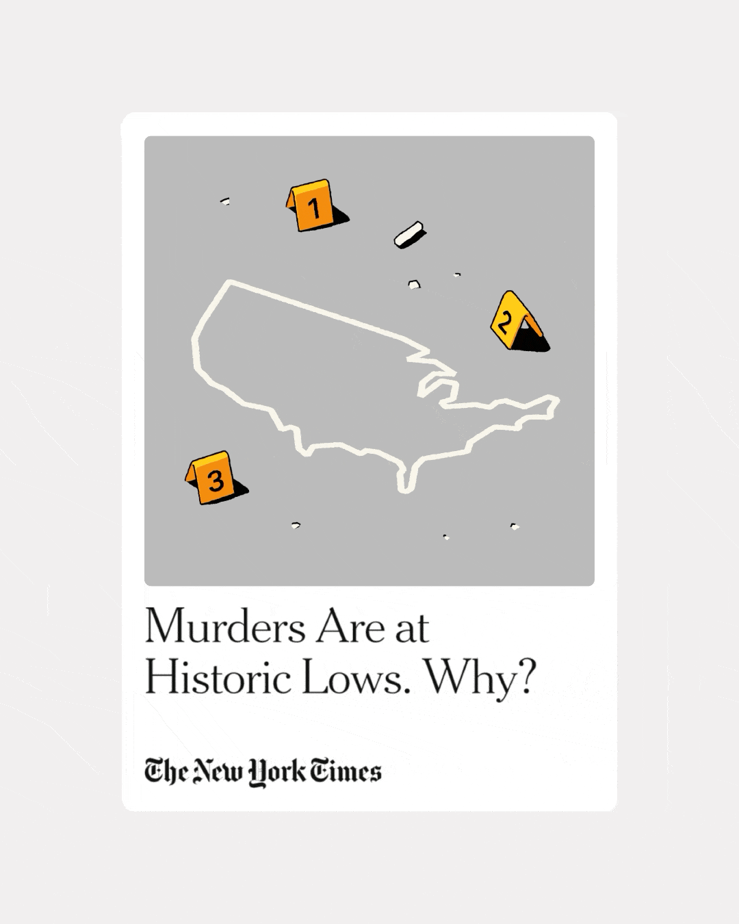 The New York Times / Headway Newsletter / Homicides - Maya Nguyen - Anna Goodson Illustration Agency