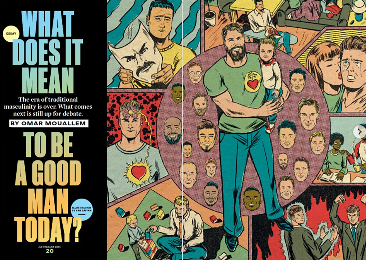Broadview Magazine Van Saiyan Illustration for Broadview Magazine: Exploring Masculinity ...