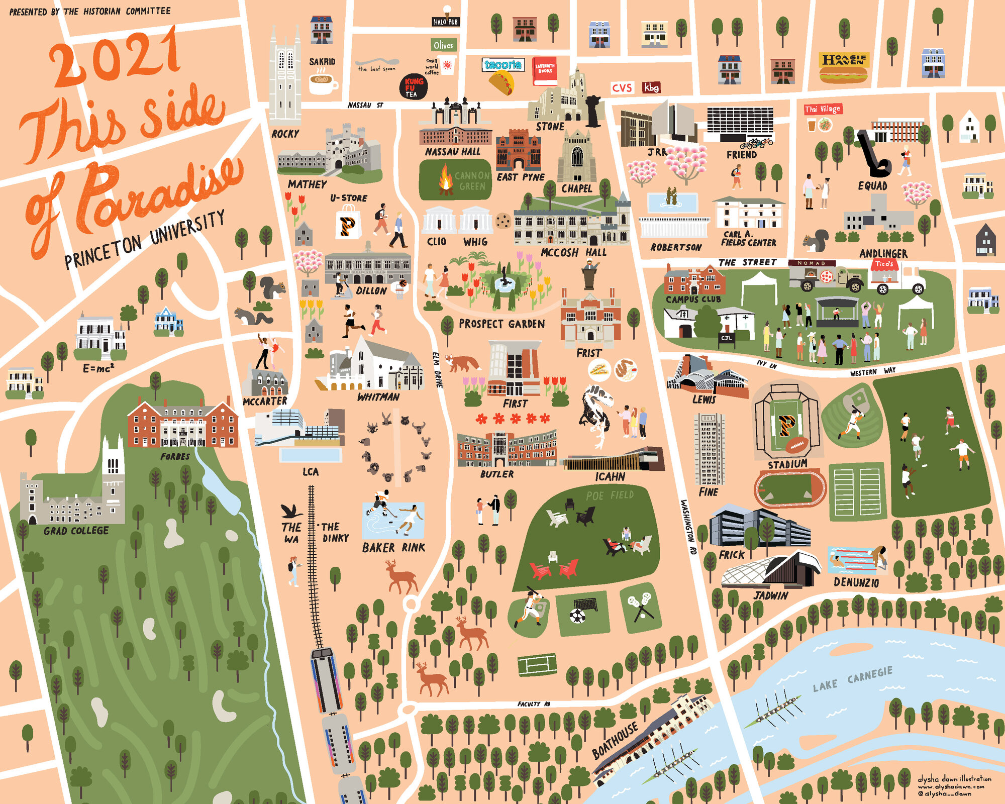 Alysha Dawn / Princeton University Map
