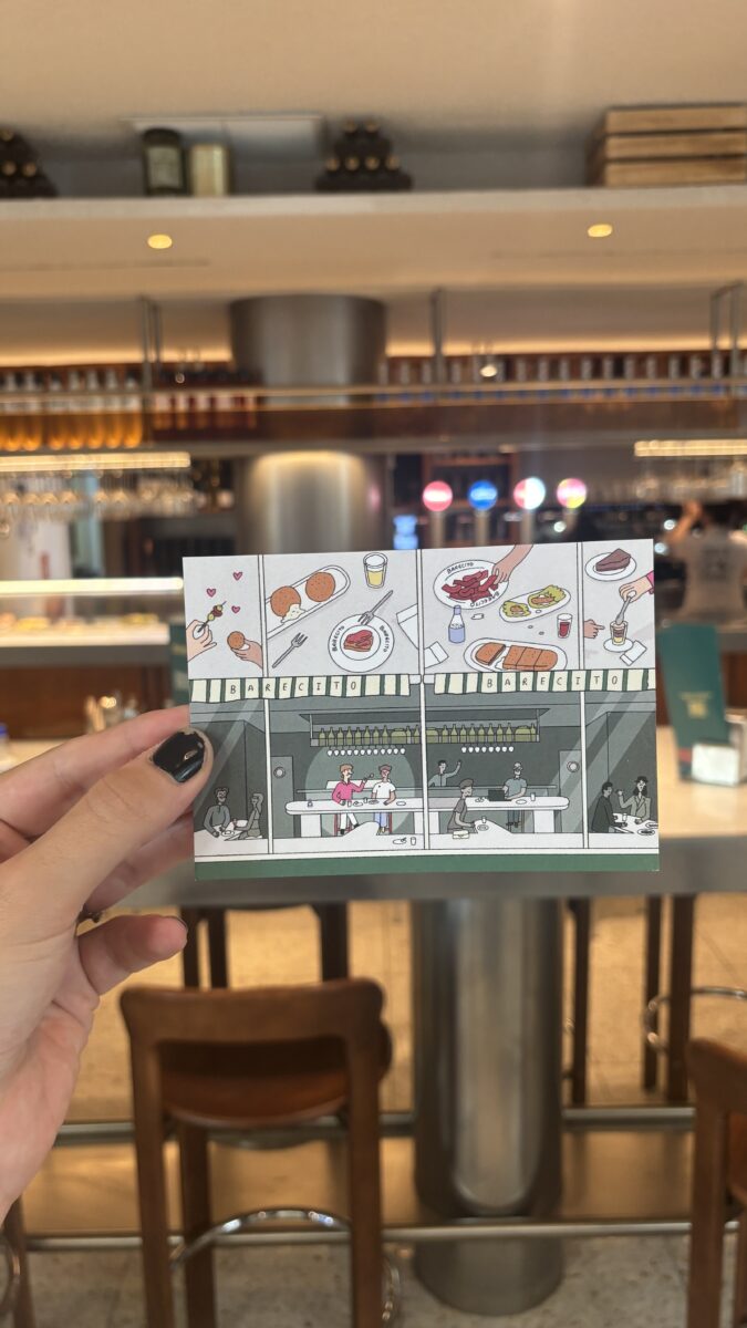 Gastroadictos Group / Postcard for the restaurant BARECITO - Diego Blanco - Anna Goodson Illustration Agency