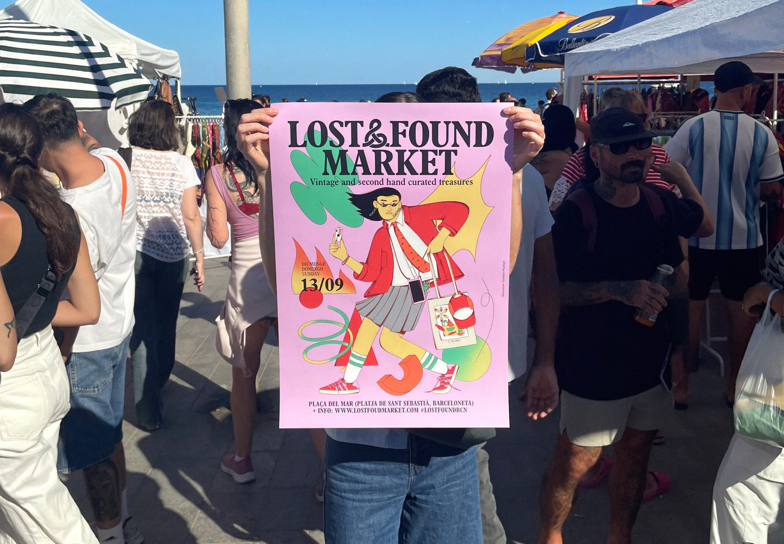 Esteban Plazibat / Lost & Found / Illustrations pour l’affiche 2026 de Lost & Found
