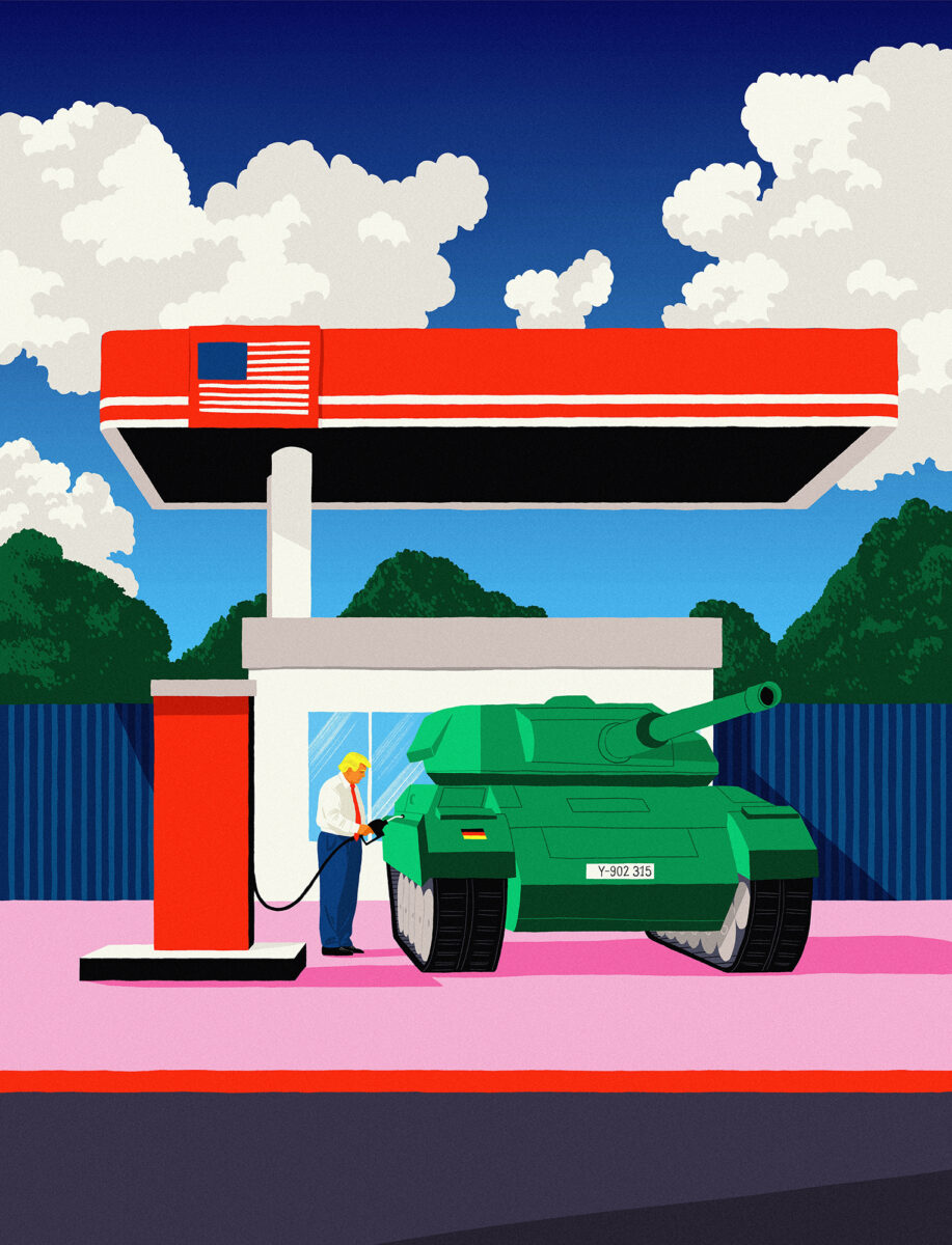 Cicero / The secret finance ministers of Germany - Marie Wolf - Anna Goodson Illustration Agency