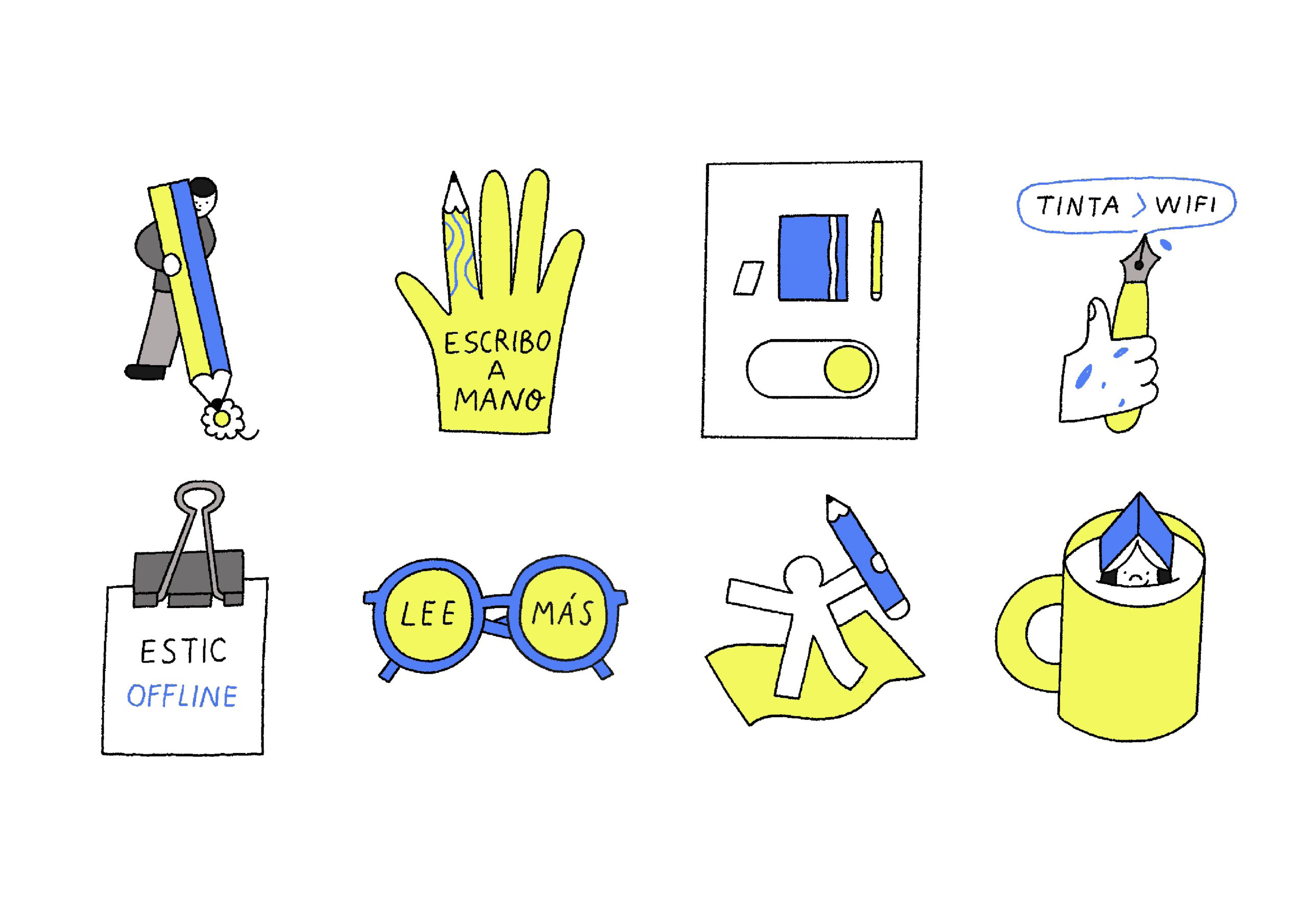 Diego Blanco / COLLA PAPER / Analog Stickers